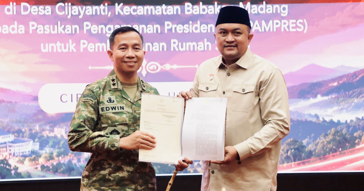 Rudy Susmanto Hibahkan Lahan Cijayanti untuk Rusun Paspampres
