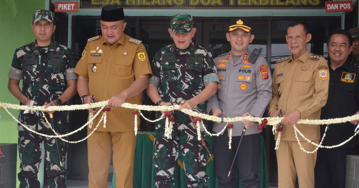 Bupati Bogor Apresiasi Peresmian Pos Koramil Megamendung, Perkuat Sinergi TNI-Polri-Pemda