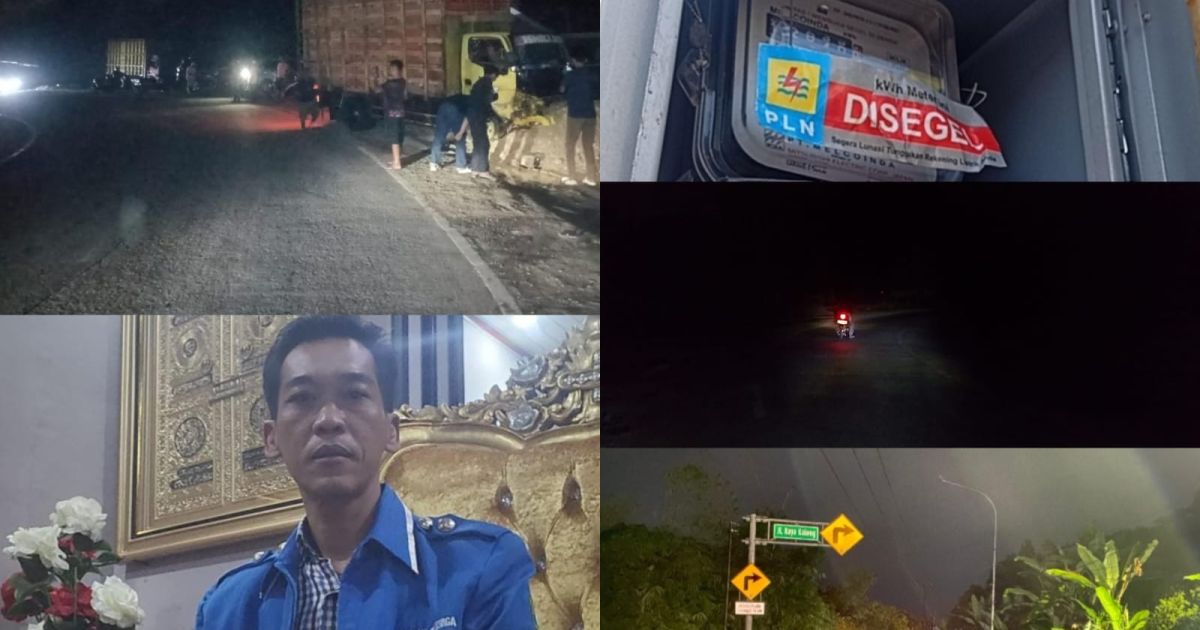 MPI Jasinga Soroti PJU Padam di Jalan Nasional Jasinga-Cigelung