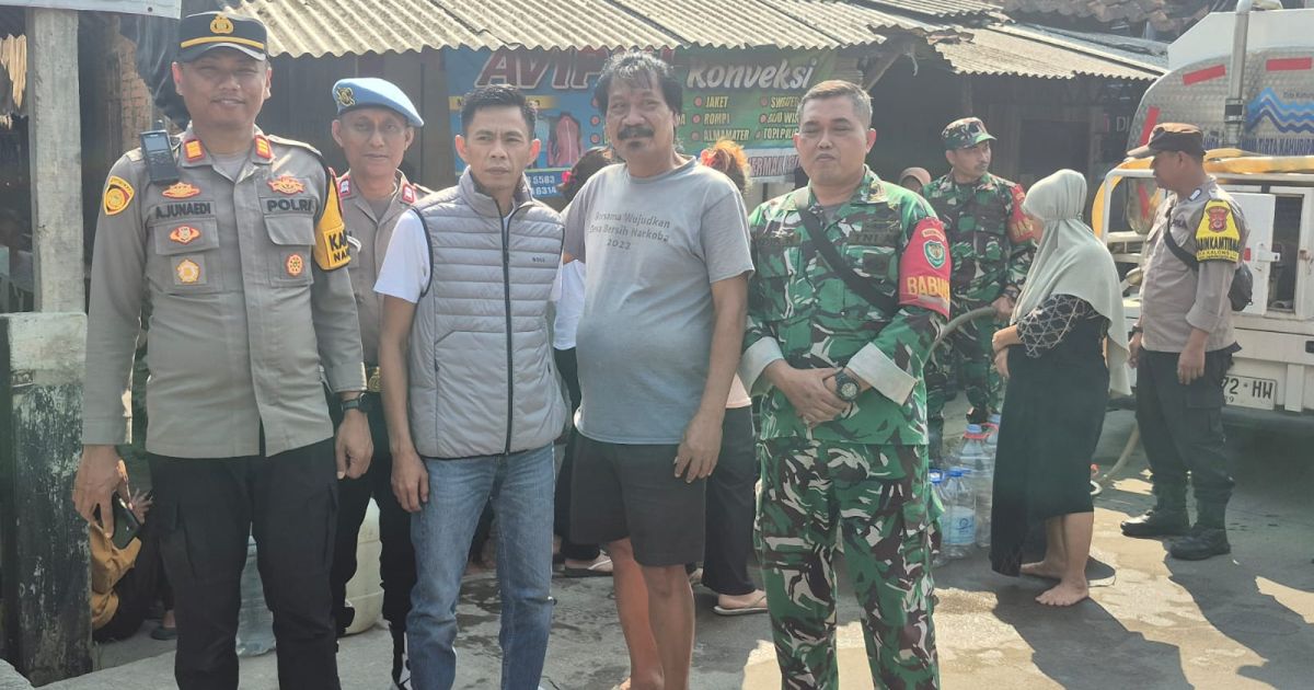 500 KK di Kalong Liud Nanggung Bogor Terima Bantuan Air Bersih dari Polsek Nanggung