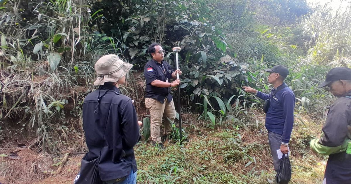 Sempat Tertunda, BPN Ukur Lahan Bersama Warga di Cigombong