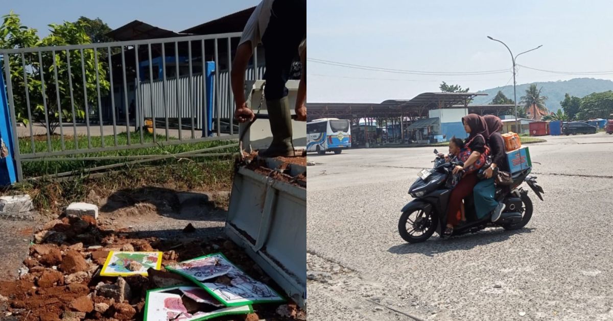 Sebulan Rusak, Kewenangan Jalan Lingkar Leuwiliang Masih Simpang Siur