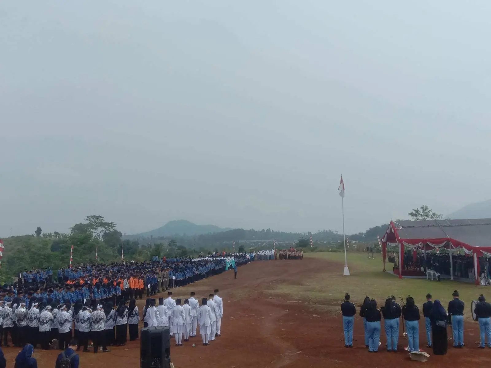 Forkopimda Kabupaten Bogor Gelar Upacara Hardiknas Di Kecamatan Sukajaya, Ini Alasan PJ Bupati
