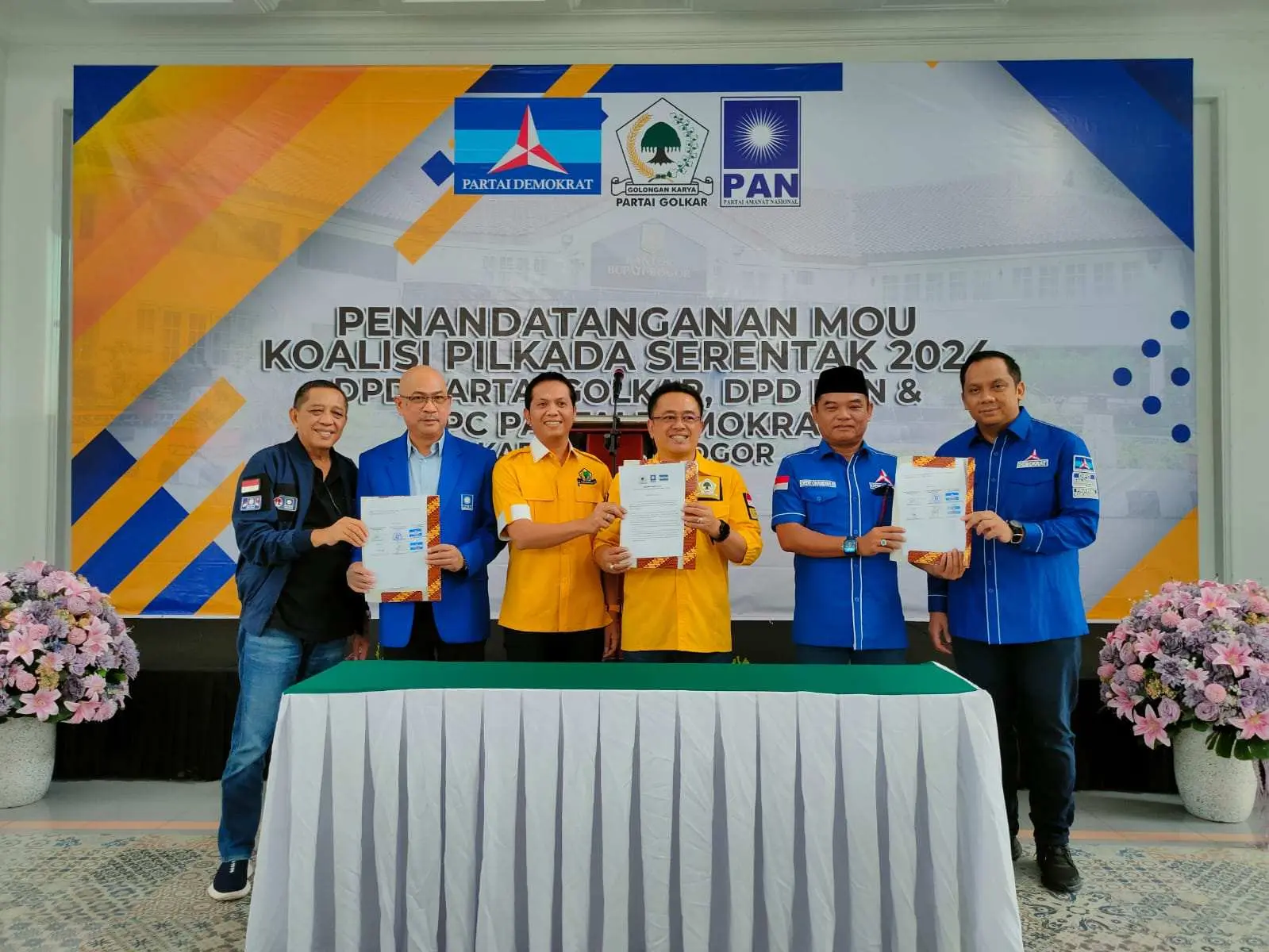 Buka Koalisi Dengan Golkar Dan PAN Kabupaten Bogor, Dechan Bantah Tinggalkan Gerindra