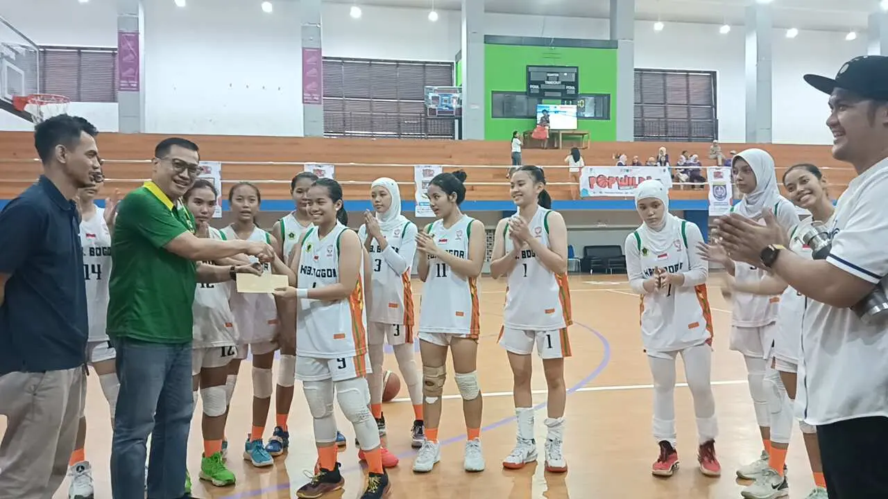 Support Atlet Bola Basket, Sekum KONI Kabupaten Bogor Kunjungi Lokasi Polwilda Jabar 2024