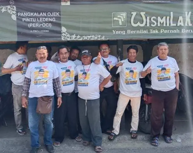 Komunitas Tukang Ojek Ciomas Dukung Jaro Ade, Siap Sukseskan Jadi Bupati Bogor
