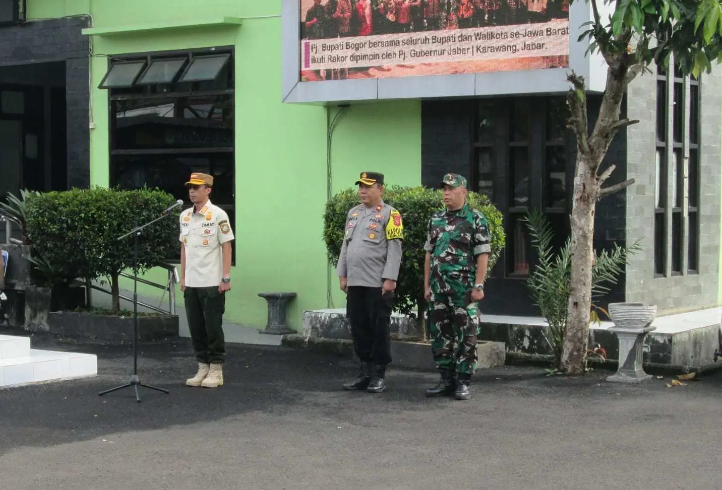 FORKOPIMCAM Cisarua Gelar Apel Kesiapsiagaan Pilkada