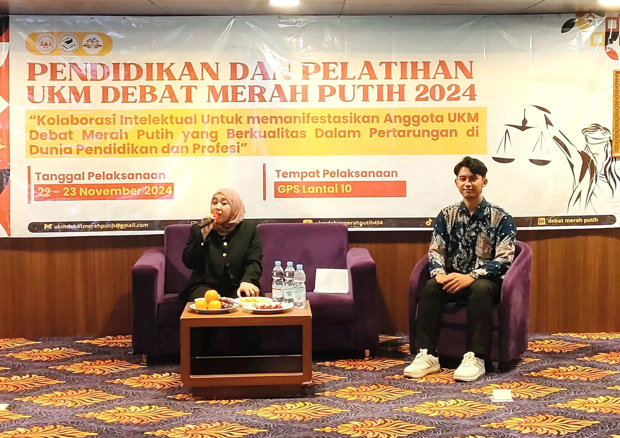 UKM Debat Merah Putih FH Unpak Gelar Pelatihan