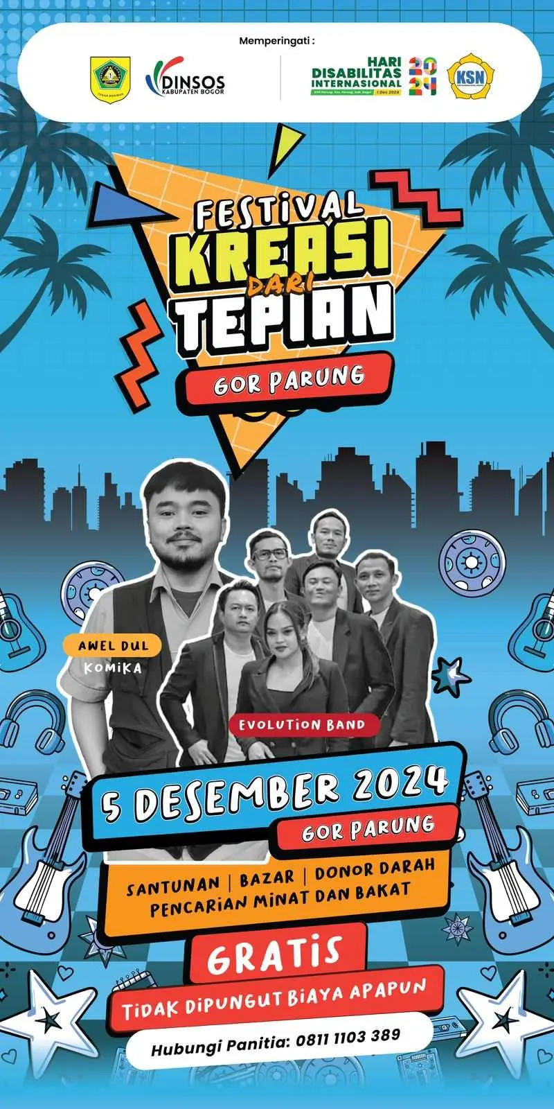 Gebyar Dinsos Kabupaten Bogor Ramaikan Festival Kreasi dari Tepian 2024