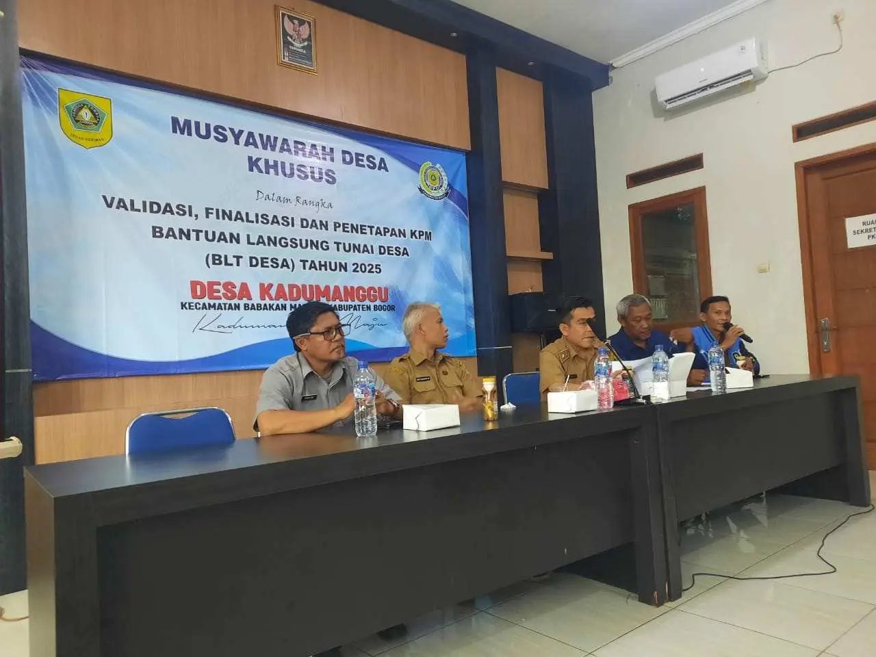 Pemdes Kadumanggu Gelar Musdesus Penetapan KPM BLT DD 2025