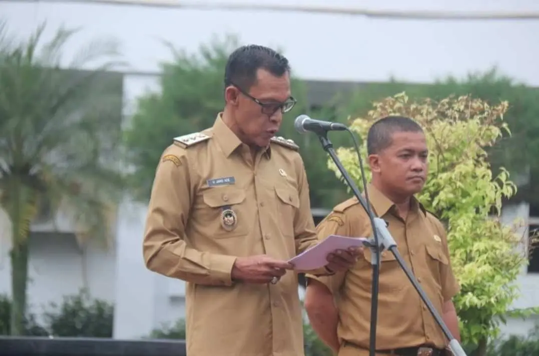 Jaro Ade Bacakan Poin Prioritas Program Bupati Bogor di Apel Perdana Sebagai Wabup