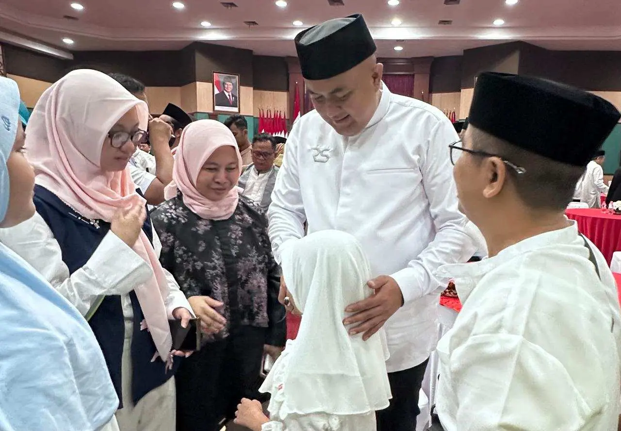 Bupati Bogor Gelar Open House Perayaan Idul Fitri 1446 Hijriah di Gedung Tegar Beriman