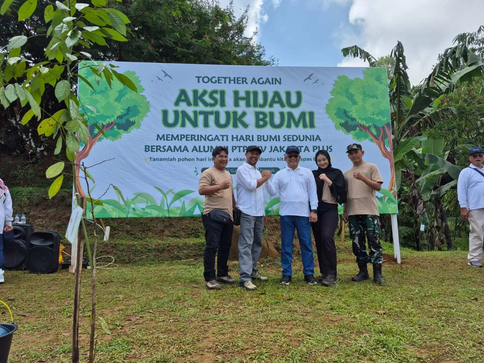 Perkuat Resapan Air Hulu DAS Ciliwung, PTPN IV Jakarta Plus Kolaborasi dengan Bank Pohon Nusantara