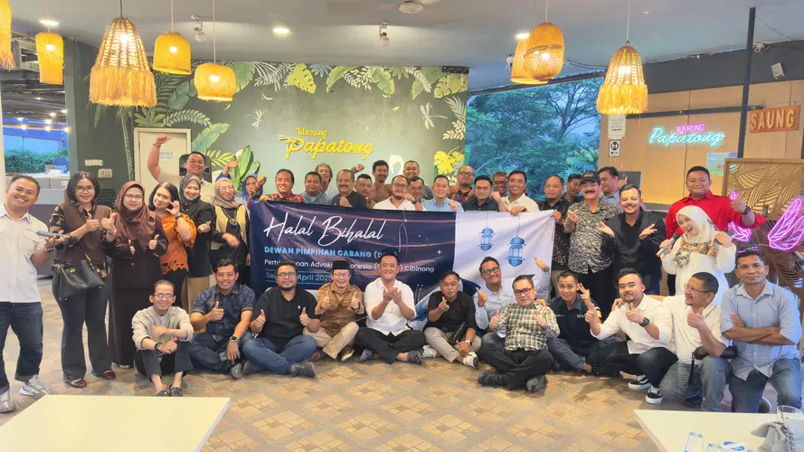 Konsolidasi Organisasi Jelang RAC, DPC Peradi Gelar Halal Bihalal di Cibinong