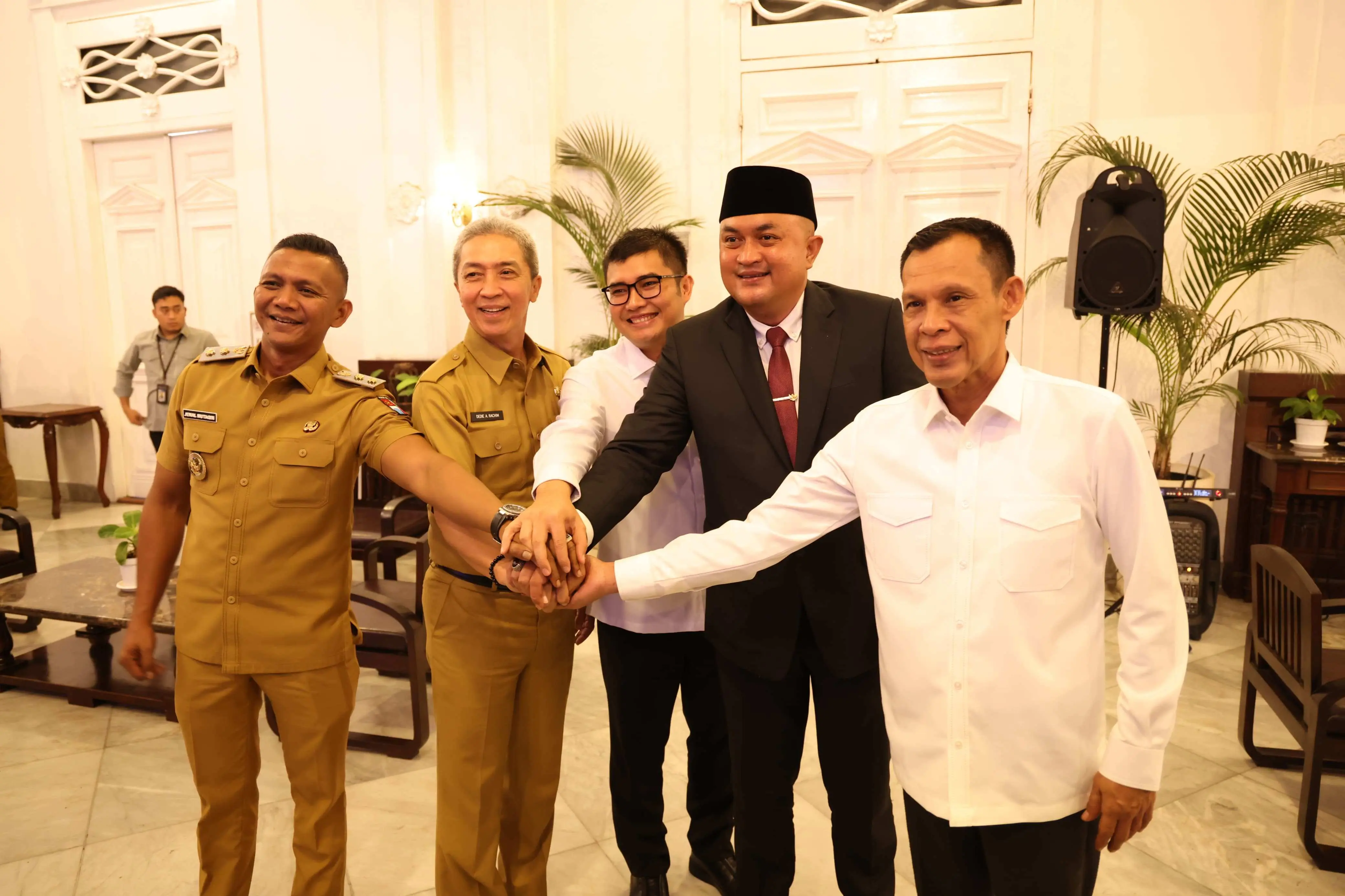 Rudy Susmanto  Sambangi Dedie Rachim Bangun Kesepakatan Sinergisitas Pembangunan di Berbagai Sektor