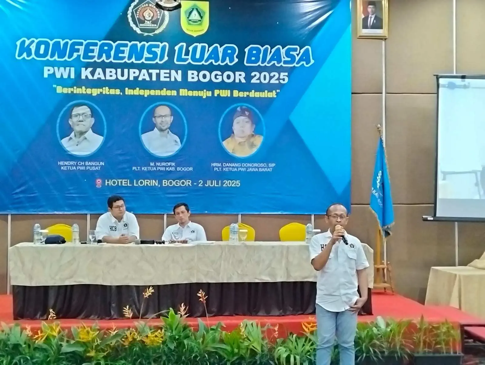 M. Nurofik Terpilih Aklamasi, KLB PWI Kabupaten Bogor 2025 di Sentul Sukses Digelar