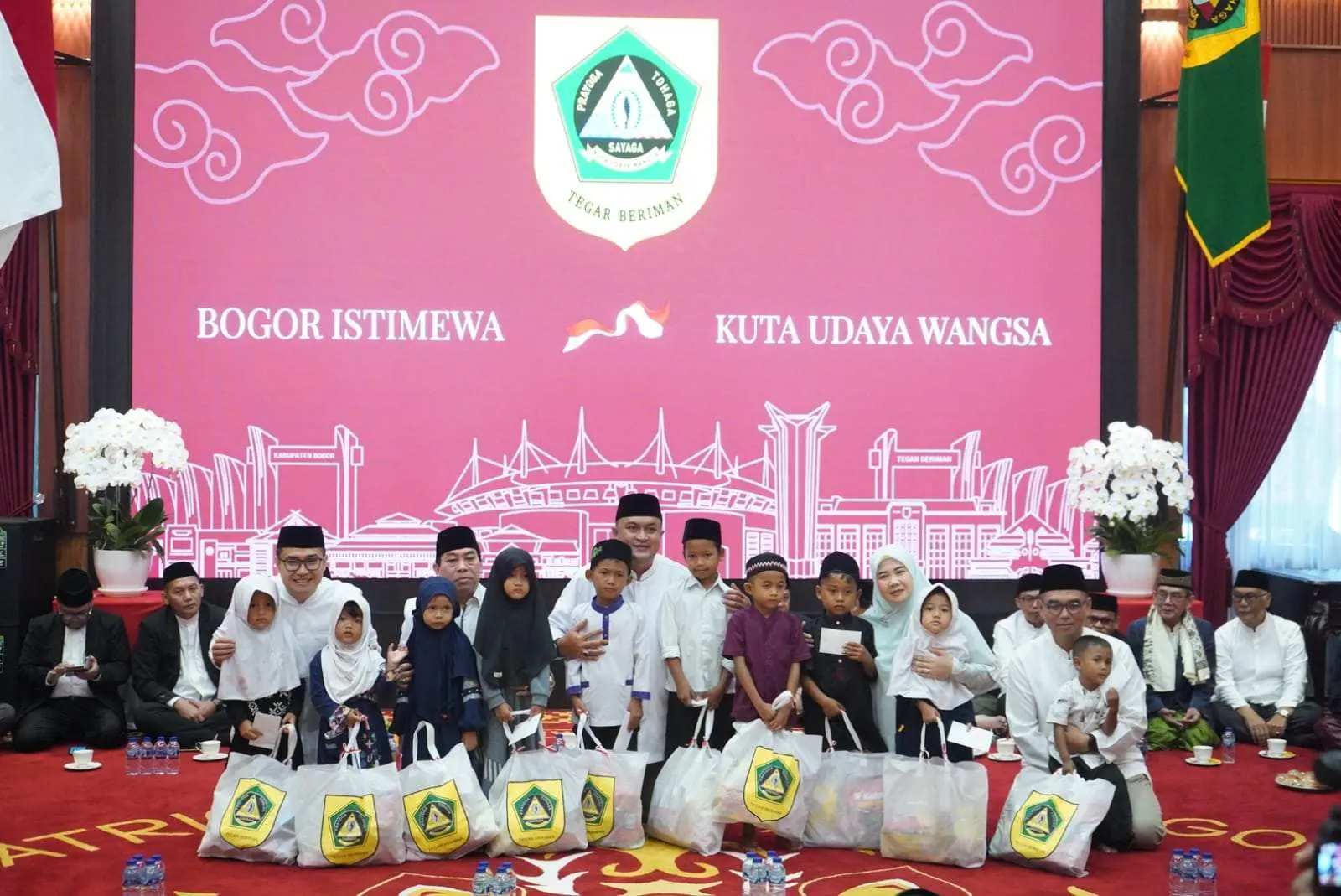Maknai 1 Muharam, Pemkab Bogor Gelar Santunan Untuk Anak Yatim