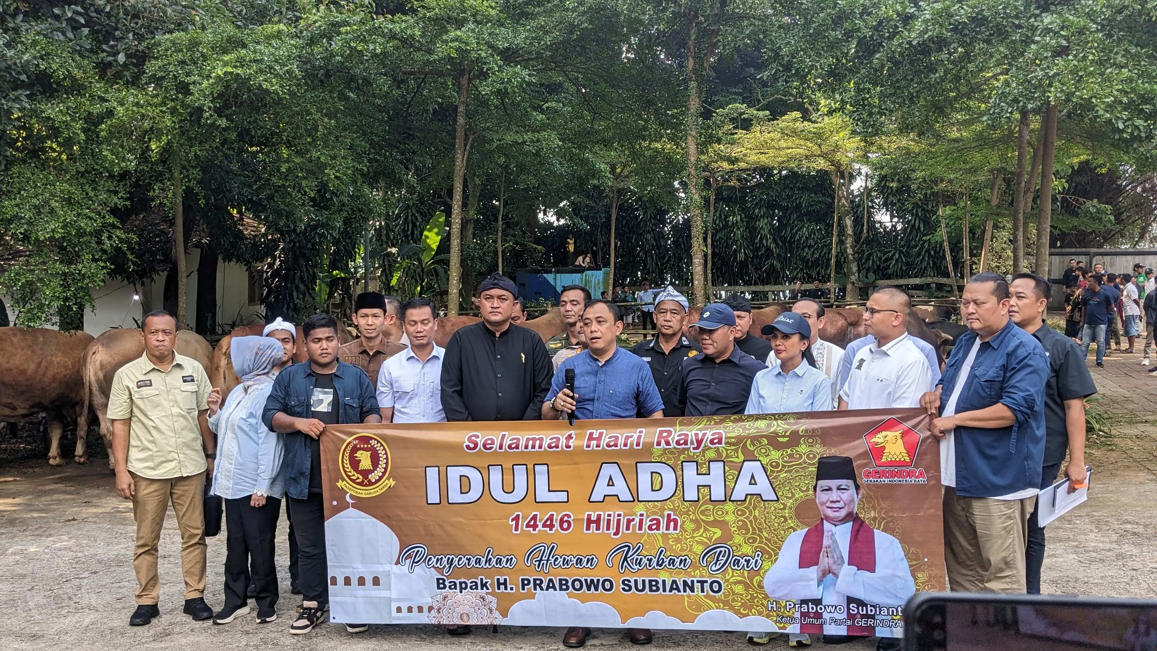 Rudy Susmanto Apresiasi Presiden RI: 58 Sapi Kurban Disalurkan ke Warga Kabupaten Bogor