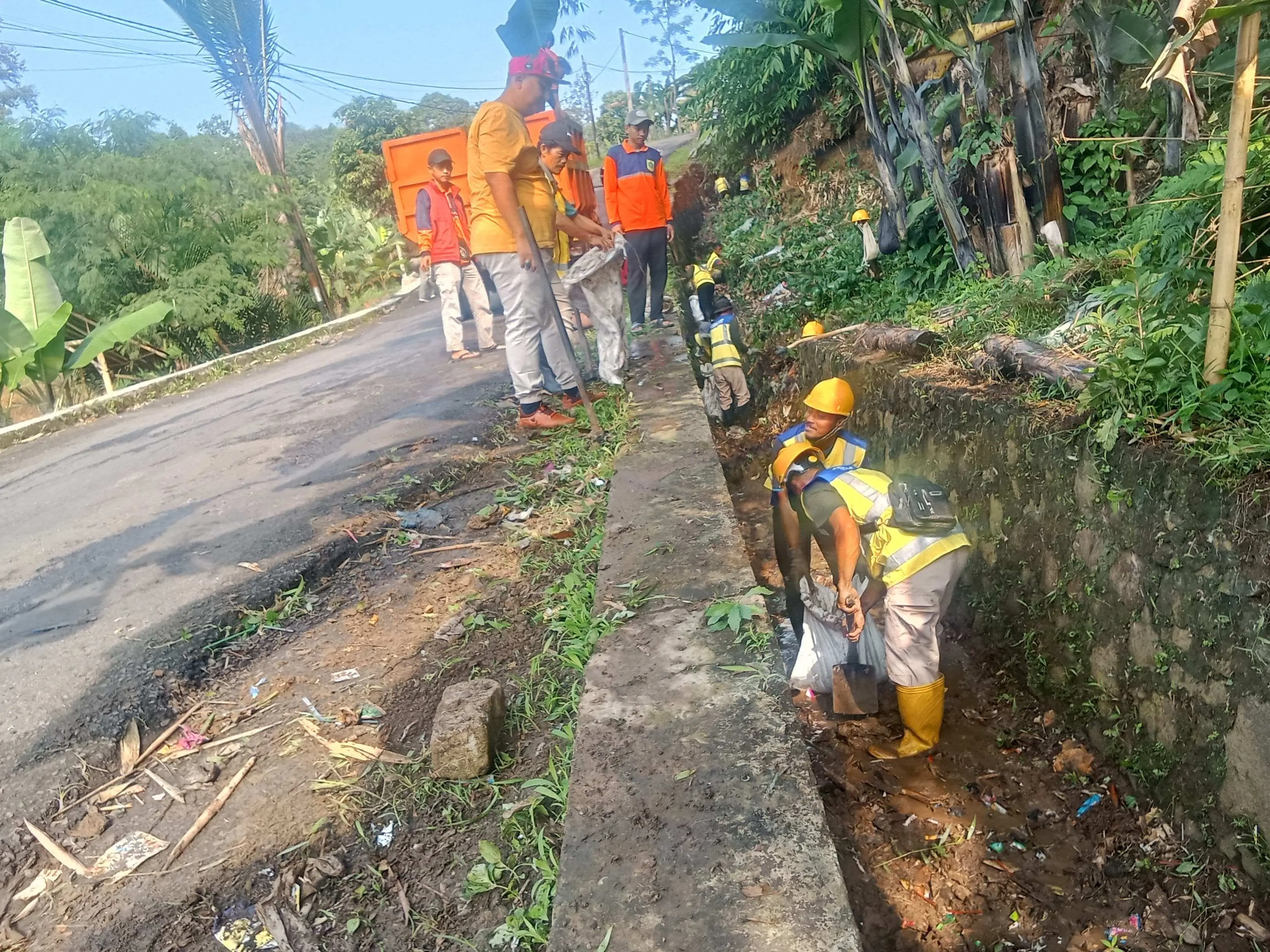 Drainase Bermasalah di Sukaraksa, Dua UPT Kabupaten Bogor Turun Tangan