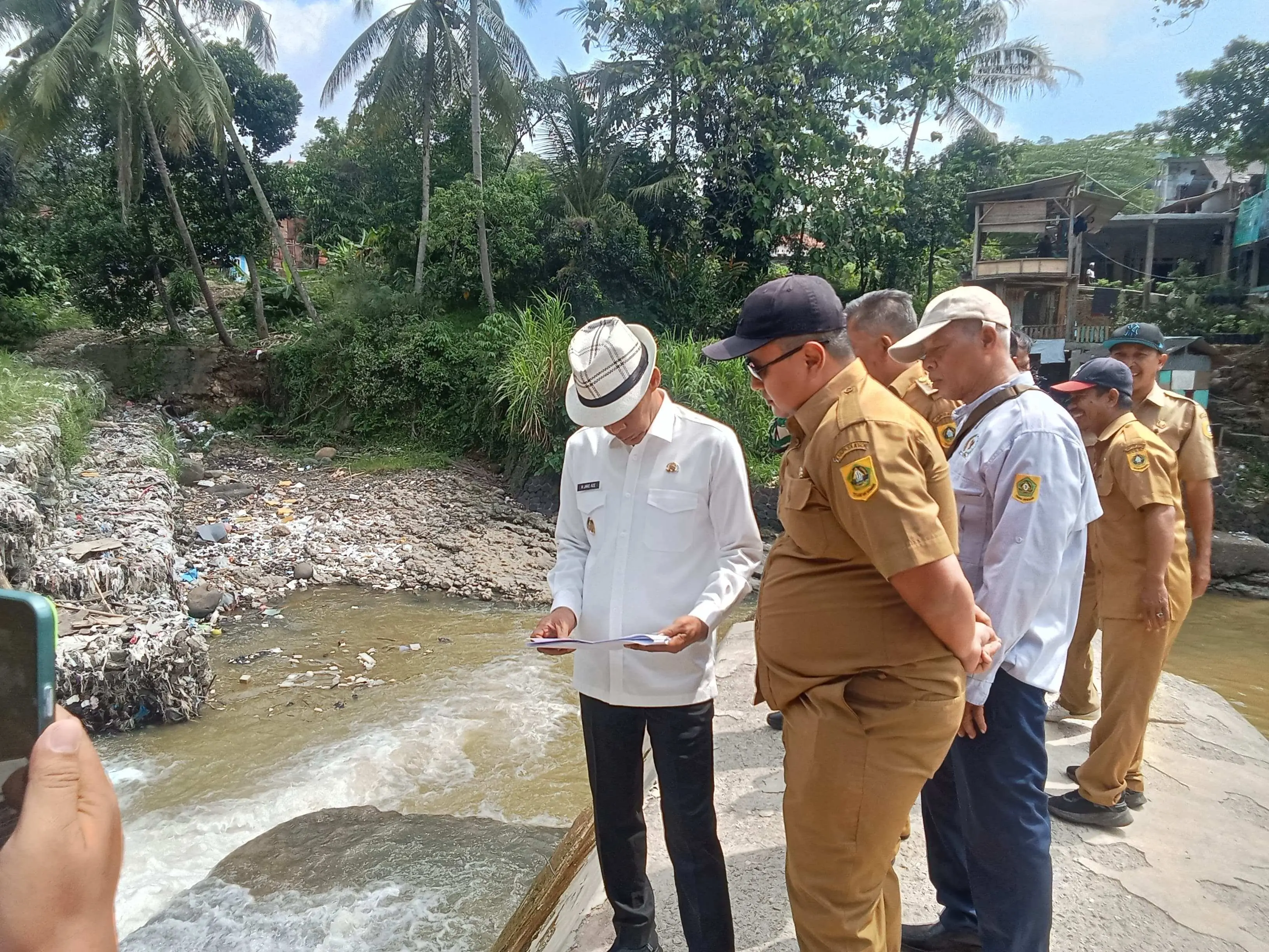Jaro Ade Tinjau Bendungan Bongas, Rp830 Juta Bakal Digelontorkan dari APBD untuk Perbaikan
