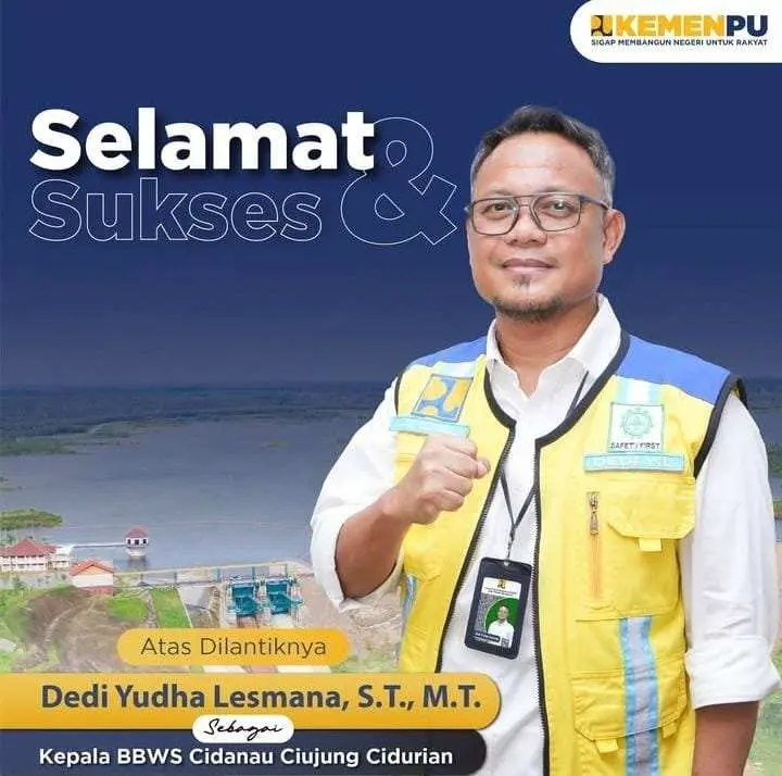 BBWS C3 Dapat Komando Baru, Dedi Yudha Lesmana Siap Jawab Tantangan SDA