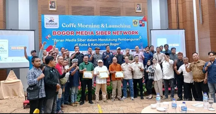 Puluhan Media Deklarasi Gabung di Bogor Media Siber Network