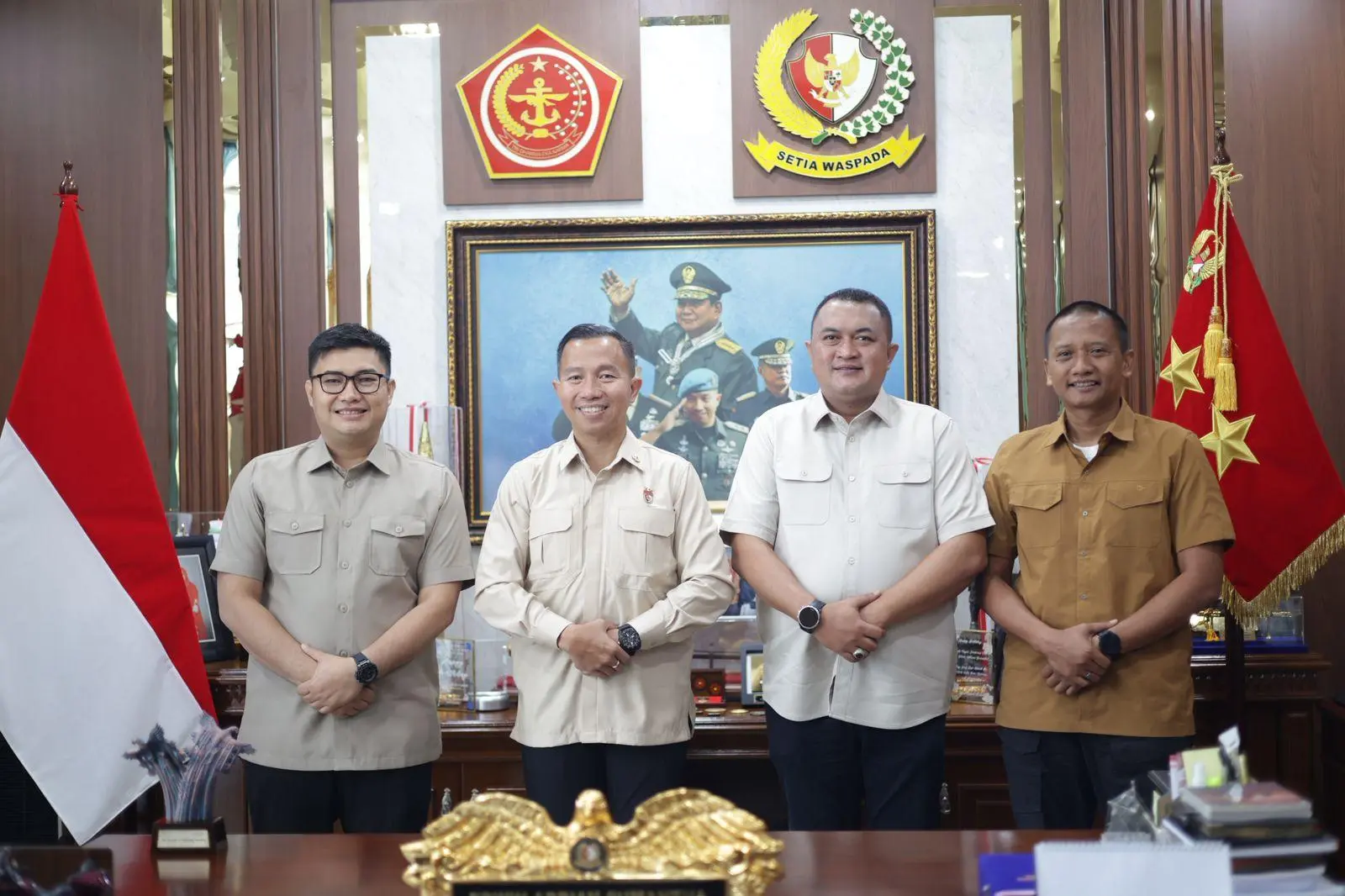Jaga Keamanan dan Kelancaran Tugas Kenegaraan Di Kabupaten Bogor, Bupati Bogor Perkuat Sinergi Dengan Paspampres RI