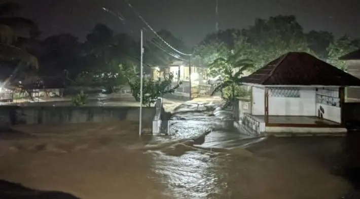 Banjir di Cigudeg Kabupaten Bogor Rendam Permukiman Warga