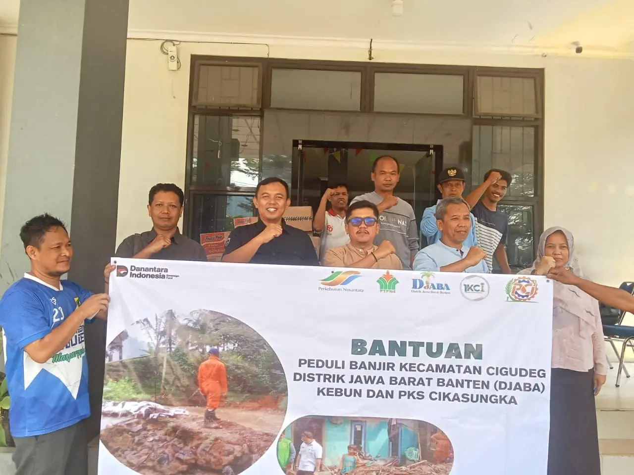 CSR PTPN IV untuk 11 Desa Korban Banjir Bandang di Cigudeg Bogor