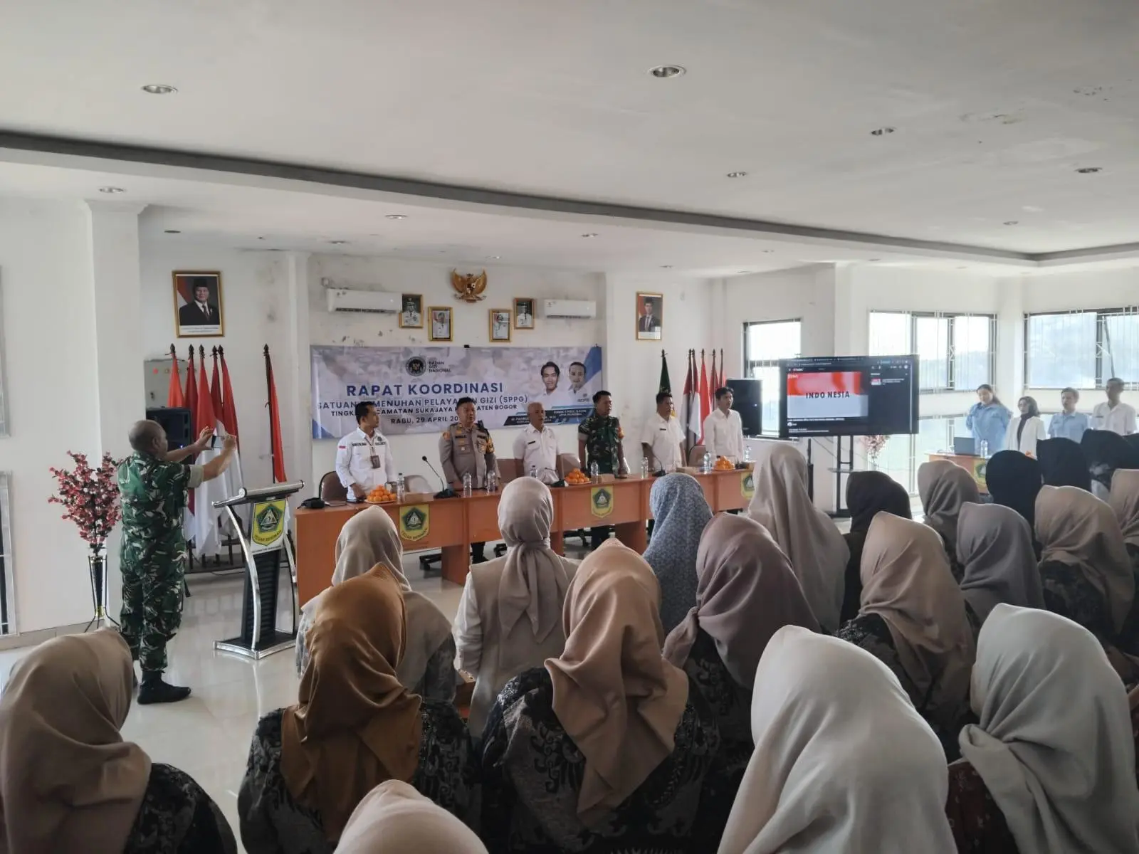 Gelar Rakor SPPG di Sukajaya, Sekcam: Gizi Warga Tanggung Jawab Bersama